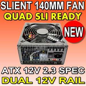1000W Gaming 140MM Fan Silent ATX Power Supply SATA 12V  