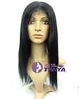22 Yaki Straight 100% Indian Remy Human Hair Full Lace Wig 