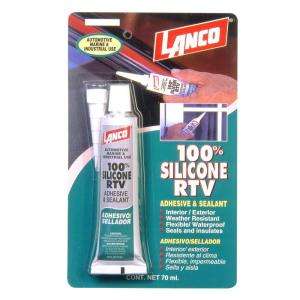 Lanco 70 ml 100% Silicone RTV Adhesive and Sealant TP892 19 at The 