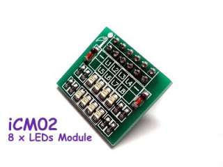 Free iCM02   8 x LEDs Module Schematic Free iCM05   Blank IO Board 