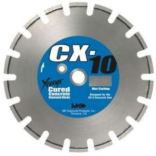 MK Diamond CX 10 12 In. Wet Cutting Diamond Saw Blade for Cured 
