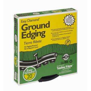 Valley View Industries Easy Diamond 20 ft. Ground Edging EDG 20 at The 