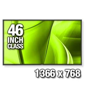 NEC X461UN 46 Large Widescreen LCD Display   1366x768, 30001 Native 