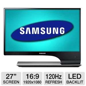 Samsung T27A950 27 Class Widescreen 3D LED Backlit HDTV Monitor   1920 