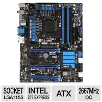 MSI Z77A G45 Intel 7 Series Motherboard   ATX, Socket H2 (LGA1155 