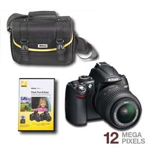 Nikon D5000, 18 55MM, Case, & DVD   12.3 Megapixel, SD/SDHC, HDMI, USB 