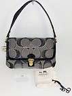  Gold Black Poppy Signature Lurex Layla Shoulder Handbag Authentic