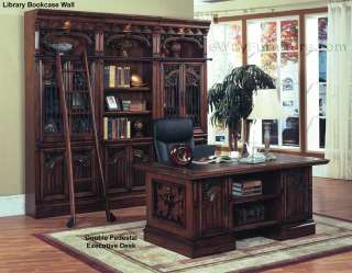 NEW WOOD METAL HOME OFFICE EXECUTIVE COMPUTER DESK FURNITURE RED 
