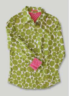 New Boden Womens Green Dotty Shirt Blouse Tops UK 8   22  