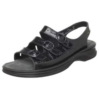 Clarks Womens Sunbeat Sandal in Black Croco (Mediums & Wides)  