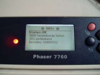 Xerox Phaser 7760 DN Xerox Phaser 7760 DX Xerox Phaser 7760 GX Xerox 