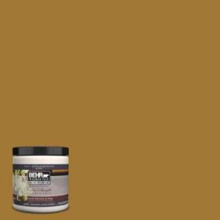 BEHR Ultra 8 oz. Victorian Gold Interior/Exterior Paint Tester # 320D 