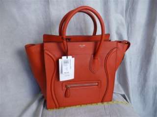   red coquelicot leather mini luggage bag limited cruise 2012  