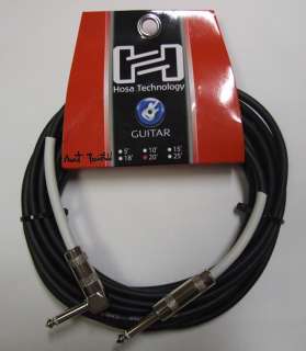 Hosa 20FT 1/4 Right Angle Guitar Cable Cord GTR 220R  