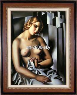 SALE OIL PAINTING REPRO OF Tamara de Lempicka SIGNED NR  