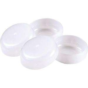 Shepherd 1 1/2 in. White Plastic Insert Patio Cups (4 Pack) 3040S at 