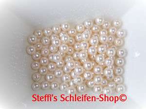 400 Wachsperlen 8 mm champagner Streudeko Hochzeit  