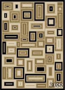 Rectangle Natural Modern Design Area Rug Carpet BEST 4 SIZES 2X8, 4X6 