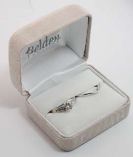 CTW Belden Jewelers Princess Diamond Engagement Ring Set 14K White 