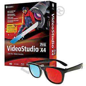 Corel VideoStudio Pro X4 Vollversion Deutsch +3D Brille  