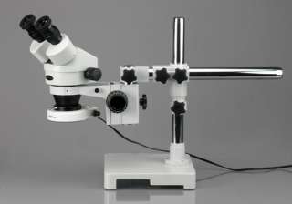 7X 45X Stereo Zoom Microscope on Boom + 80 LED Light 013964500134 