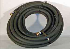 90Ft 3/4In 200PSI Coupled Rubber Water Hose Made In USA 661899815252 