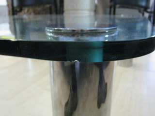 Dino Gavina Knoll Chrome and Glass Coffee Table  