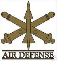 US ARMY AIR DEFENSE DECAL  