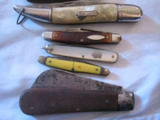 Vintage Huge Pocket Knife Lot Sheffield Camillus Tawika Ulster Camco 