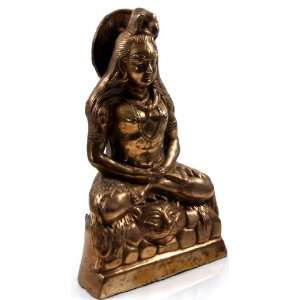 Messingfigur Shiva 1800 g / Indische Gottheiten  Küche 