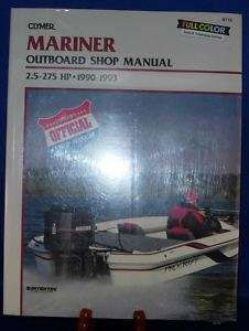 Mariner Outboard Shop Manual 1990 1993 2.5 275 HP 9780892876068  