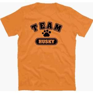 TEAM HUSKY schlittenhund T Shirt S XXL  Sport & Freizeit