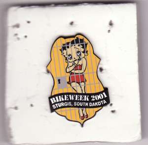 2001 Sturgis Bike Week Betty Boop Motorcycle Pin *New*  