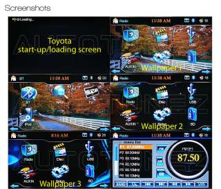 2012 newly released Toyota 6.2 inch TFT LCD touch screen car DVD 