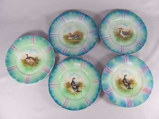 Royal Bonn Gamebird Platter & 5 Plates Franz Mehlem  