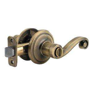 KWIKSET 730LL ANTIQUE BRASS LIDO PRIVACY #97309 078 NEW  