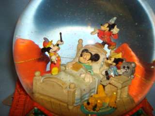 Disney Snowglobe Mickey Through the Years super RARE my LAST ONE New 