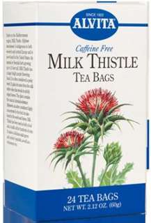 Alvita Milk Thistle Tea ~ 24 bags Caffeine Free  