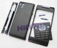 New Black full Housing Cover Case for Sony Ericsson Aino U10 U10i 