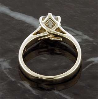 CT 14KY MOISSANITE CELESTE CATHEDRAL RING  