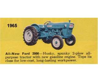 1965 Ford 2000 Tractor Refrigerator Magnet  