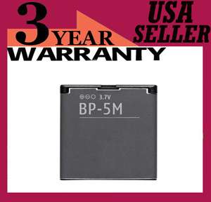 NEW BP 5M BATTERY FOR NOKIA 5610 XpressMusic 5700 6290  