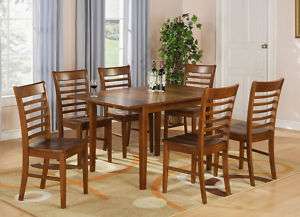 PC RECTANGULAR DINETTE KITCHEN DINING TABLE 4 CHAIRS  