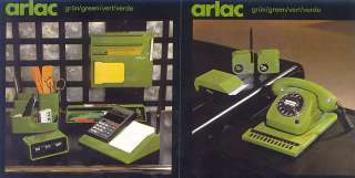 Arlac quickfon automatik Telefonregister farngrün NEU  
