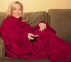  SNUG BLANKET WITH SLEEVES SNUGGLE RUG SOFT WRAP*AS SEEN ON TV  