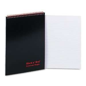  Black n` Red  Headbound Twinwire Notebook, Legal Rule 