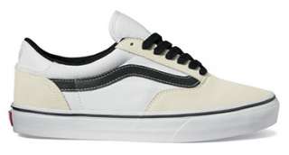 Vans AV6 White/Black Skate Shoes UK 6  