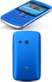LATEST Sony Ericsson txt Blue Sim Free Unlocked Qwerty Smartphone   UK 