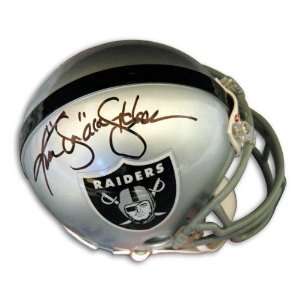  Ken Stabler Oakland Raiders Autographed Mini Helmet with 