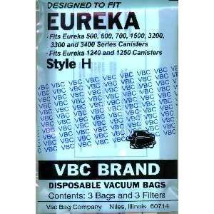  Eureka H Bag Generic 3 Pack